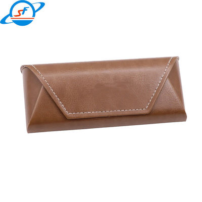 Unisex Soft Leather Spectacle Cases With Interior Flannel  SGS Certified