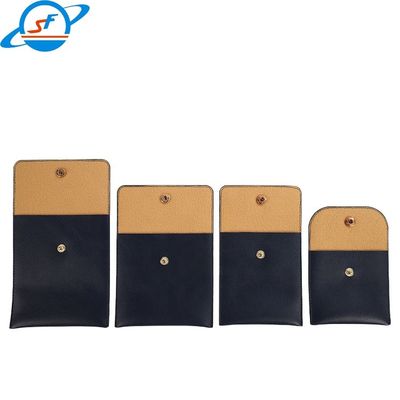 Personalized Pu Leather Jewelry Packaging Pouches Scratchproof
