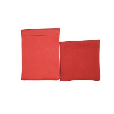 8*8cm  Leather Jewelry Packaging Pouches For Necklace Earring