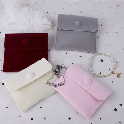 Custom Logo Printed Microfiber Jewellery Pouch Eco Friendly Jewelry Bags