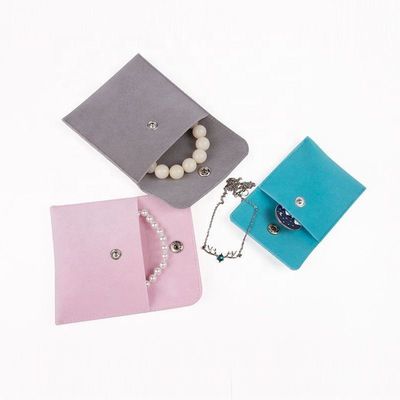 Customized Cloth Jewelry Pouches For Wedding Gift With Flexible Uses