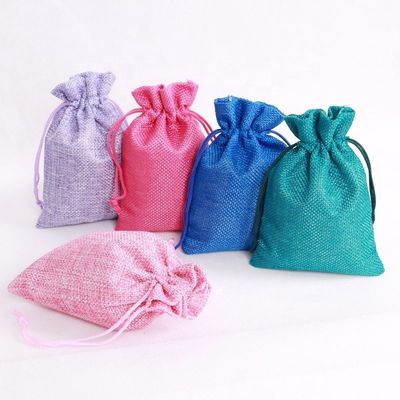 Customized Cloth Jewelry Pouches For Wedding Gift With Flexible Uses