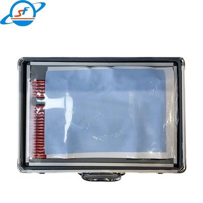 Durable Stainless Steel Optical Trial Lens Set Box Plastic Rim Leather Case