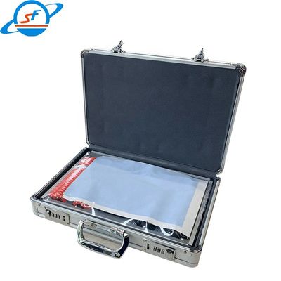 Durable Stainless Steel Optical Trial Lens Set Box Plastic Rim Leather Case