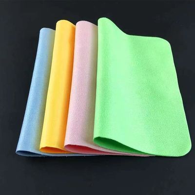 210gsm 230gsm Microfiber Eyeglass Cleaning Cloth Wipes Multiple Color