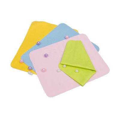 Durable Zig Zag Edge Eyeglass Cleaning Cloth For Camera Lens