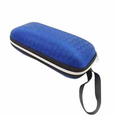 Luxury Custom Printed Sunglasses Case Knitted Fabric Material Easy To Carry