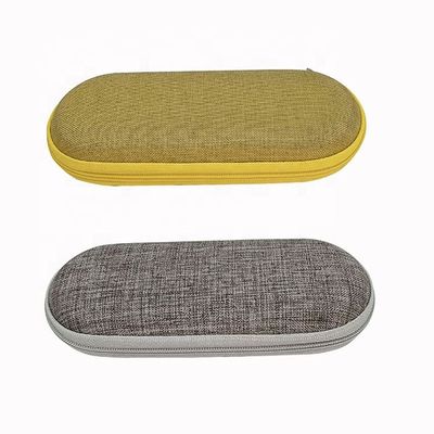 Linen FELT Zipper Eyeglass Case  Sports Sunglasses Case 164mm Length