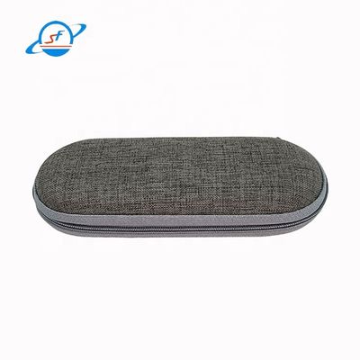 Linen FELT Zipper Eyeglass Case  Sports Sunglasses Case 164mm Length