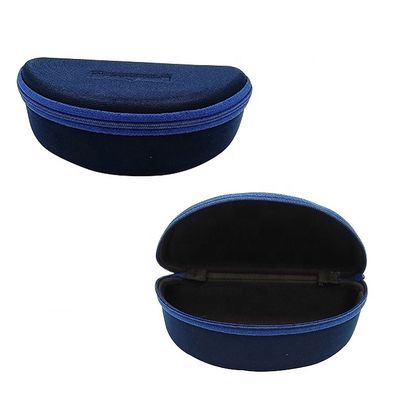 Customer Logo Sports Glasses Case Hard Zipper Glasses Case Unisex