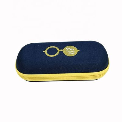 Customized Knitted Fabric EVA Glasses Case For Kids   Scratch Resistant