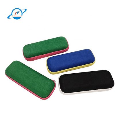 Exquisite Luxury Felt Eyeglass Case 166*61*45Mm Sunglasses Hard Case