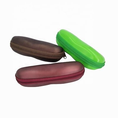 Fashionable PU Leather Sunglasses Case Custom Logo EVA Sunglasses Case