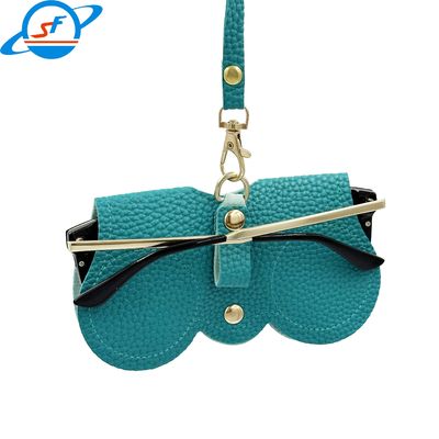 Custom Logo Estuches Para Gafas Pu Leather Sunglasses Case Unisex