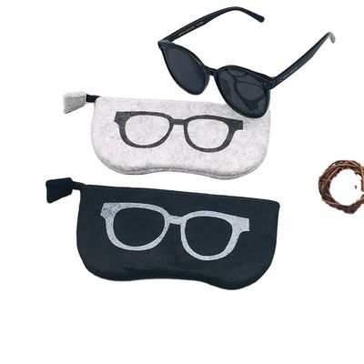 Small Irregular Shape Felt Glasses Pouch Good Protective Properties