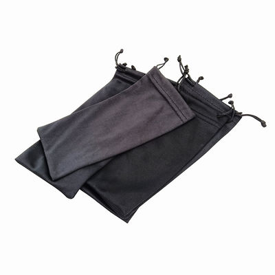 Customised Soft Drawstring Microfiber Pouch Glasses Case Tear Resistance