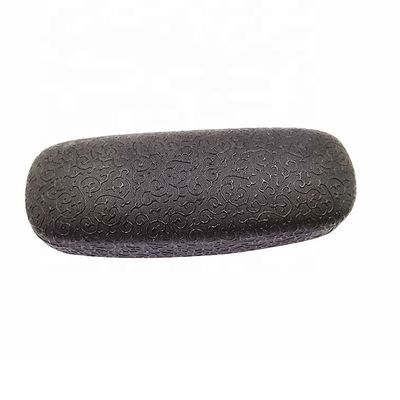 Fashionable PU Leather And Metal Glasses Case Scratch Resistant