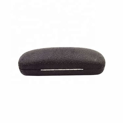 Fashionable PU Leather And Metal Glasses Case Scratch Resistant