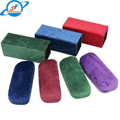 Multicolored Velvet Glasses Case  Retro Vintage Eyeglasses Case Eco Friendly