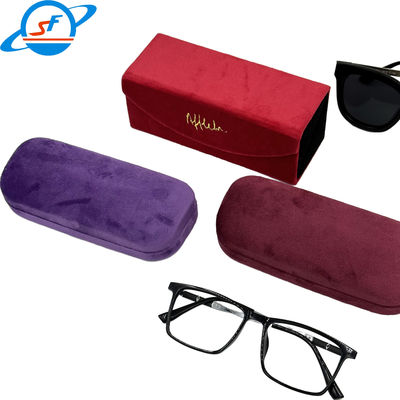 Multicolored Velvet Glasses Case  Retro Vintage Eyeglasses Case Eco Friendly