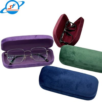 Multicolored Velvet Glasses Case  Retro Vintage Eyeglasses Case Eco Friendly