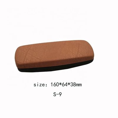 PU Leather Hard Metal Glasses Case 160*66*39mm Excellent Impact Resistance