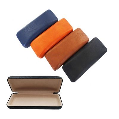 High End Luxury Ladies Leather Glasses Case Custom Logo 155mm Length