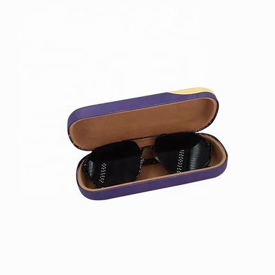 Stylish Black Pink PU Leather Sunglasses Case With Logo Printed