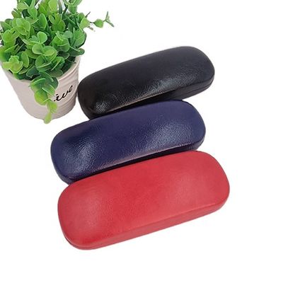 Portable Leather Metal Glasses Case Easy To Carry Customization