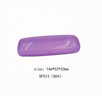 Fashion PVC Sunglasses Case Plastic Spectacle Case OEM / ODM Available
