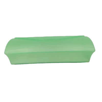 Customizable Green Plastic Eyeglass Case Scratch Resistant Irregular