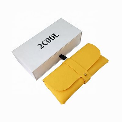 Irregular Microfiber Glasses Bag Sunglasses Drawer Box  Luxurious Look
