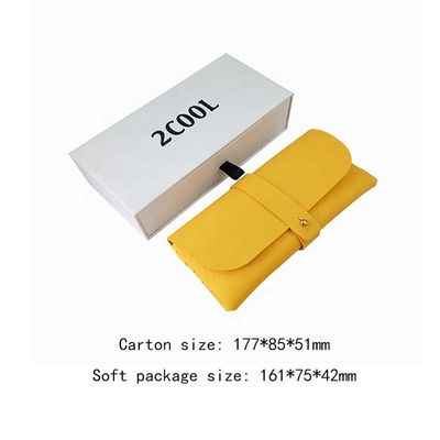 Irregular Microfiber Glasses Bag Sunglasses Drawer Box  Luxurious Look