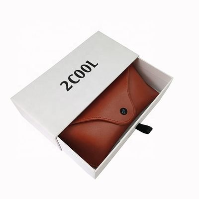 Irregular Microfiber Glasses Bag Sunglasses Drawer Box  Luxurious Look