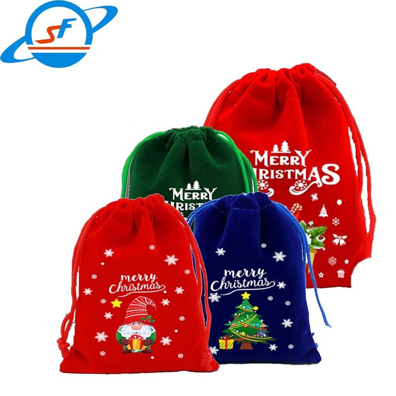xinhe SF Christmas gift bag Candy bag Holiday Surprise Santa gift bag